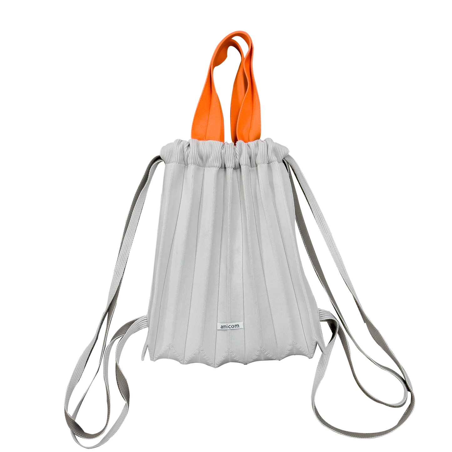 PLEATS BACKPACK-GREIGE