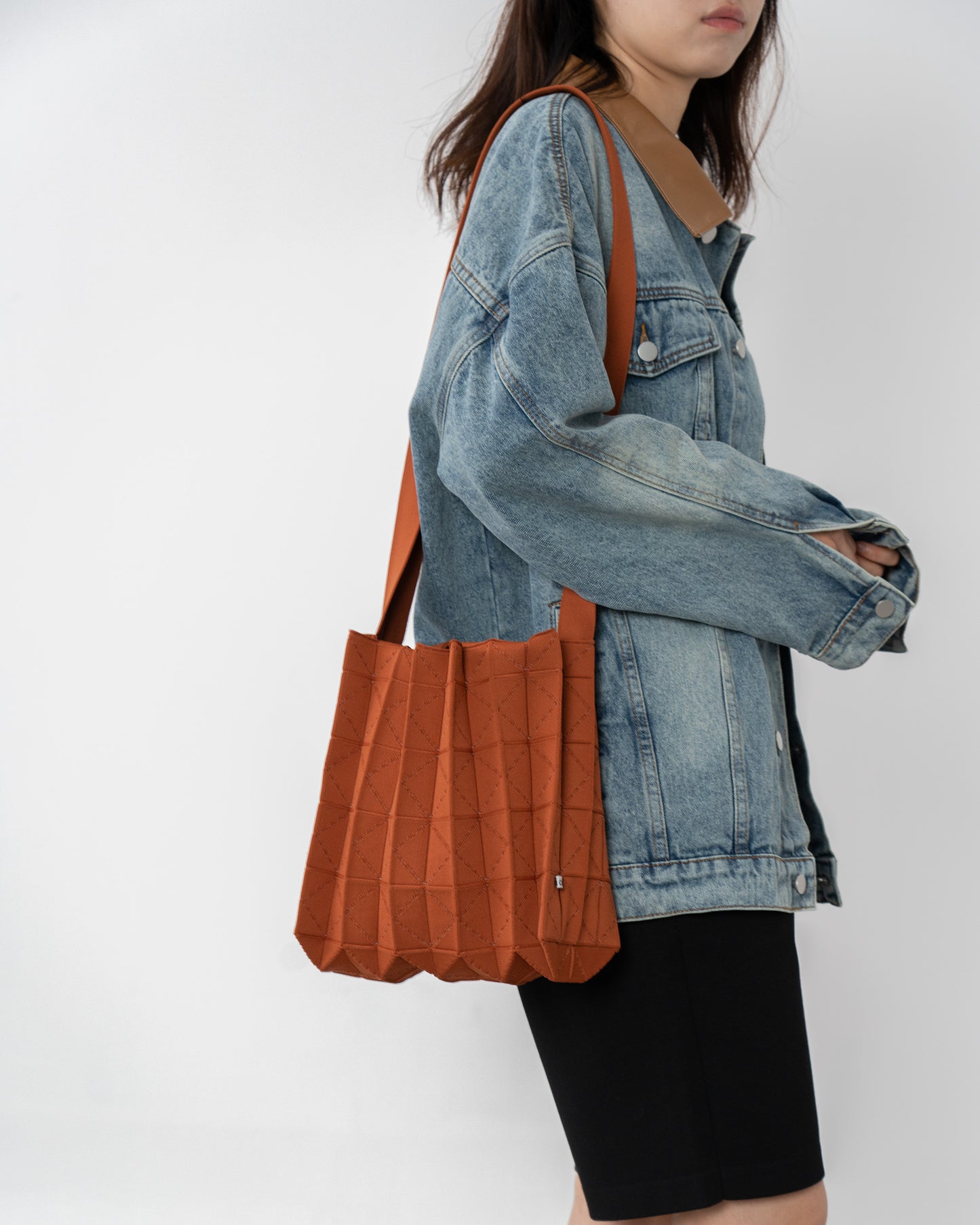 ORIGAMI PLEATS-DARK ORANGE