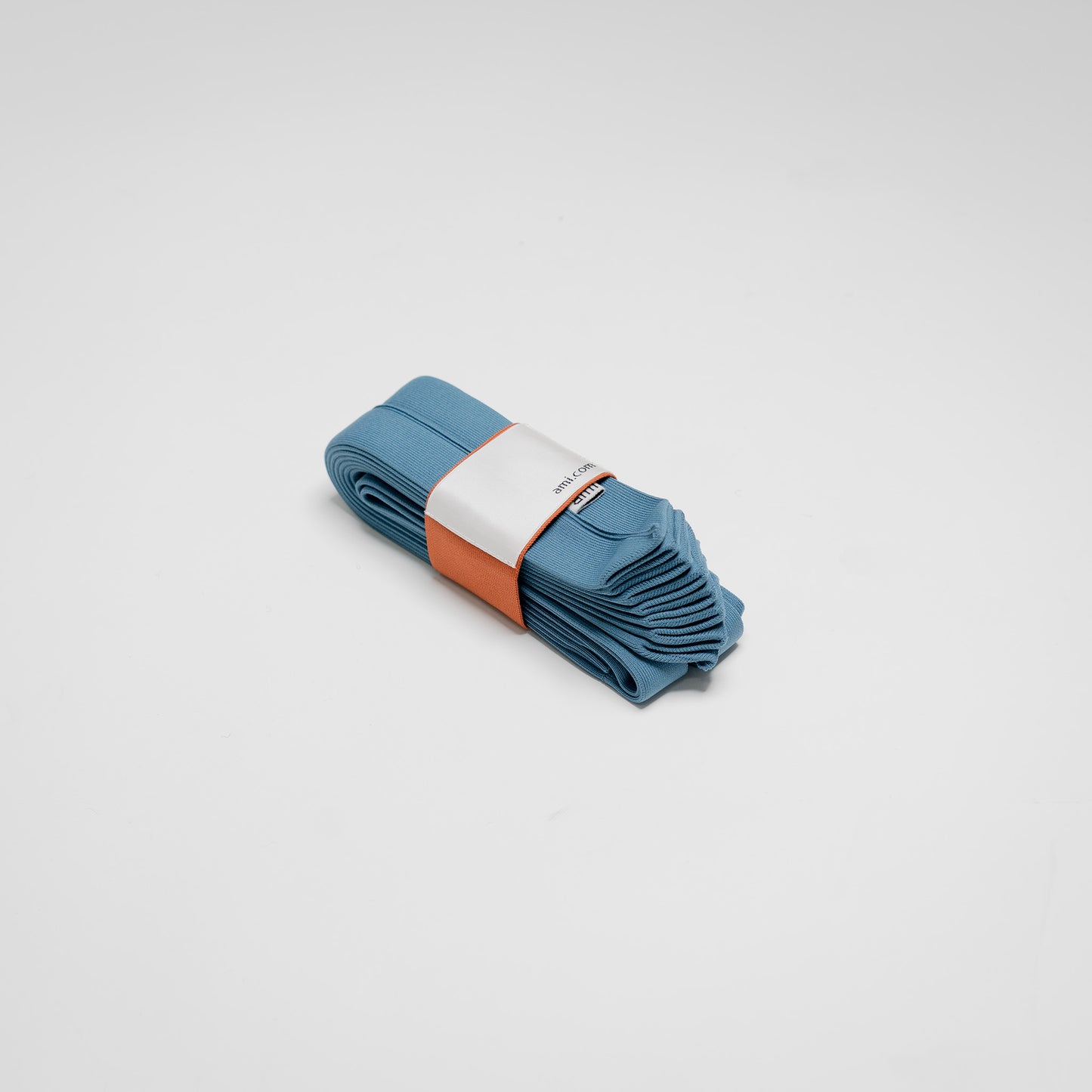 PLEATS KNIT BAG-Denim Blue