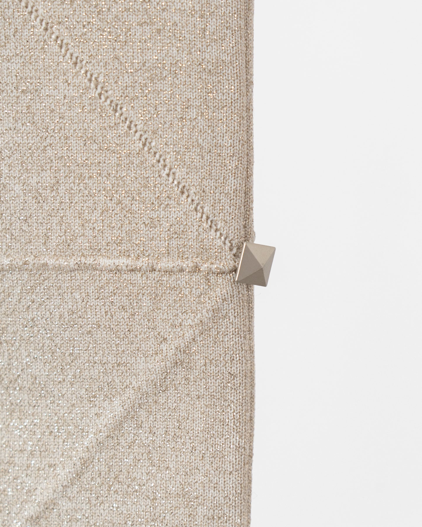 ORIGAMI KNIT BAG-PLATIUNM