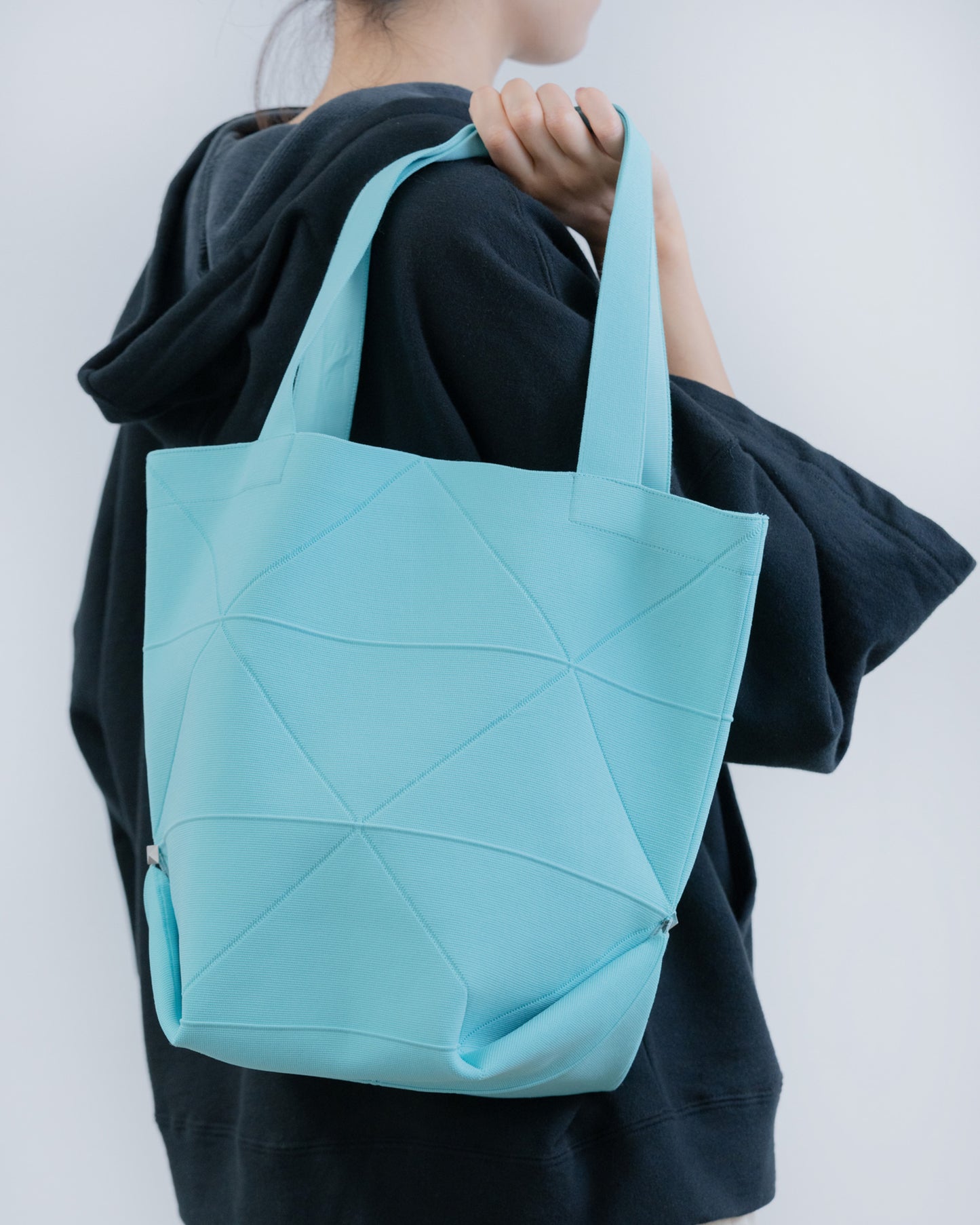 ORIGAMI KNIT BAG-MINT