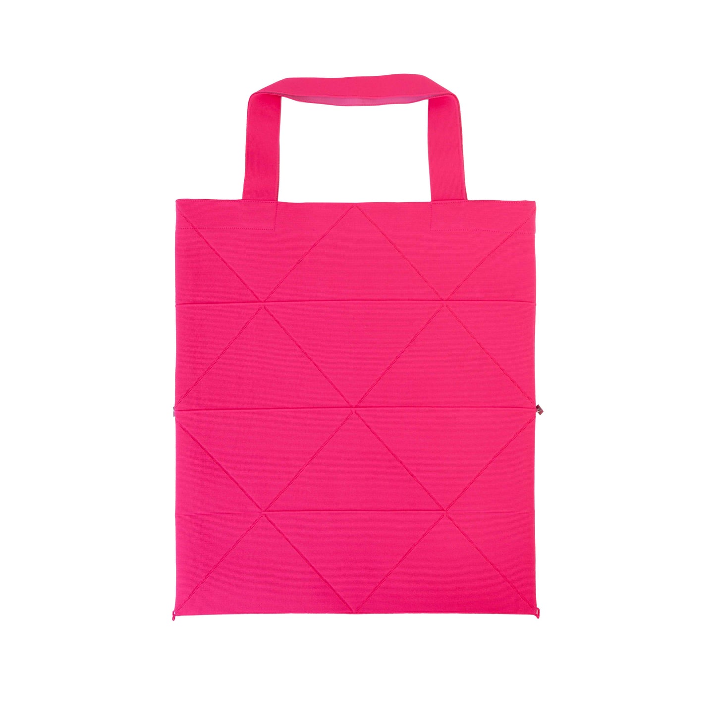 ORIGAMI KNIT BAG-PINK