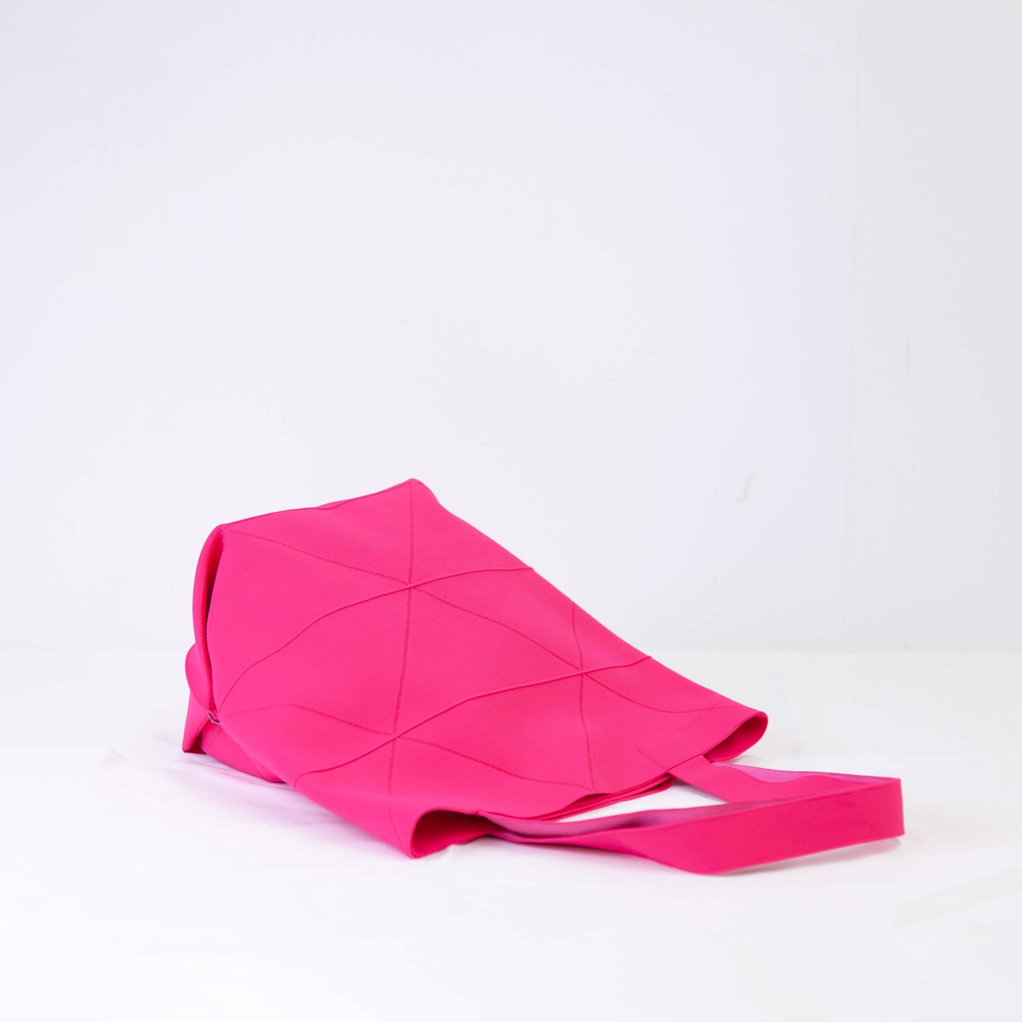 ORIGAMI KNIT BAG-PINK
