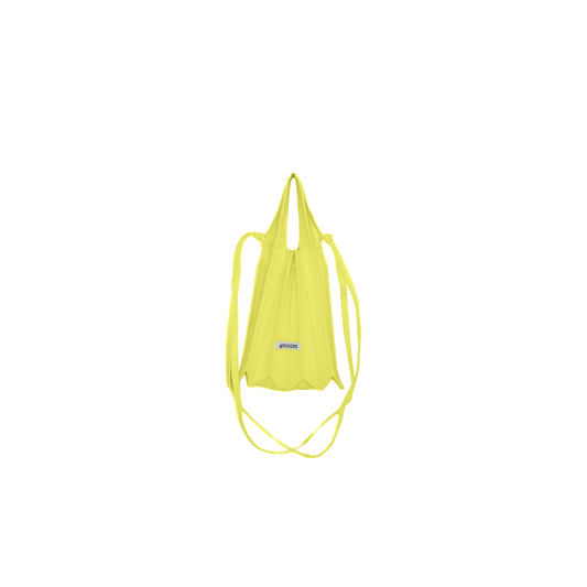 PLEATS PHONE POUCH-Citro Yellow