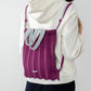 PLEATS BACKPACK-GRAPE