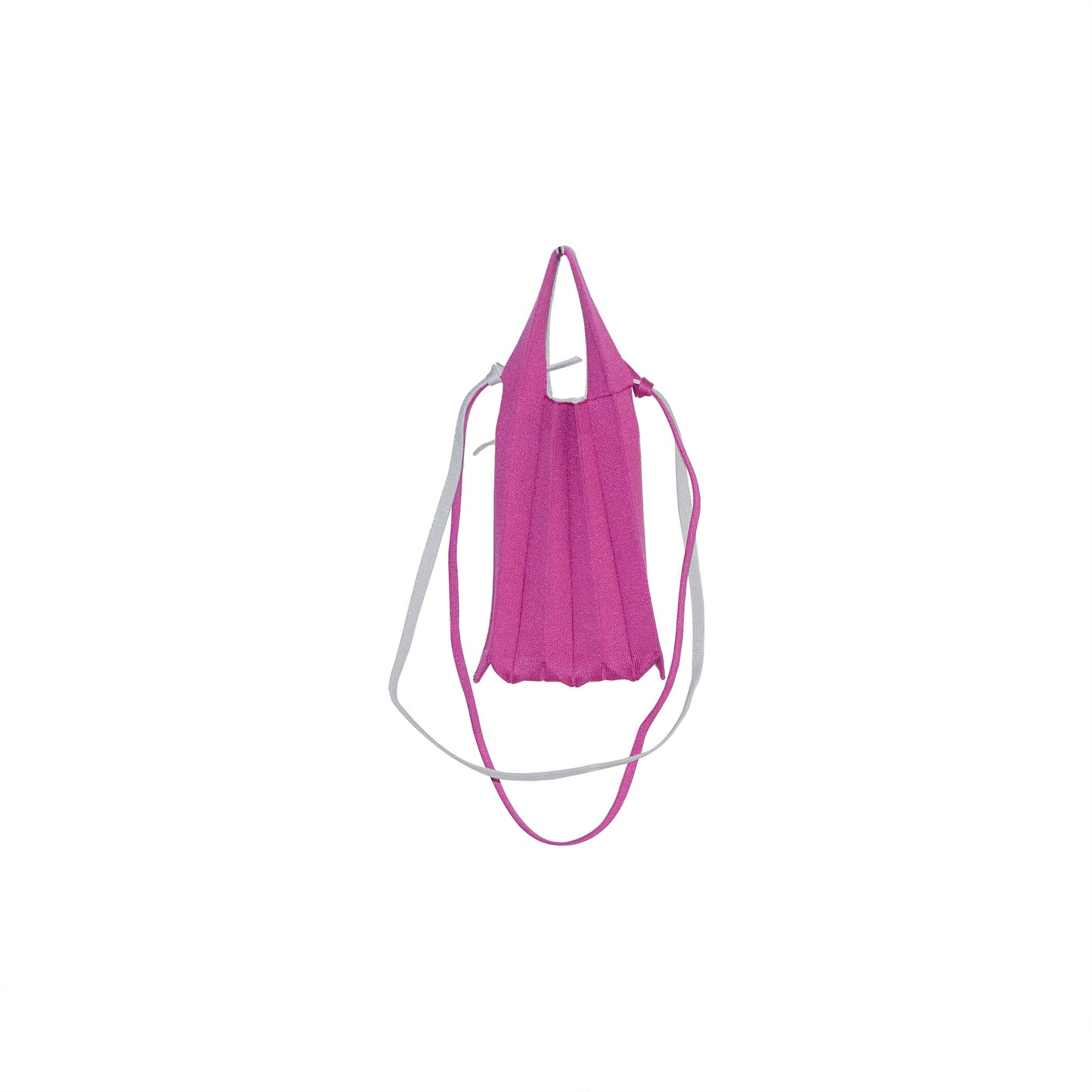 PLEATS PHONE POUCH(SWITCHING)-PURPLE