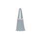 MOKOMOKO PLEATS KNIT BAG-LIGHT GRAY