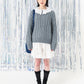 GLITTER ORIGAMI PLEATS-SAPPHIRE