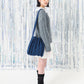 GLITTER ORIGAMI PLEATS-SAPPHIRE