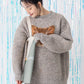 ORIGAMI KNIT BAG-COLOR BLOCK - GREEN