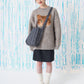 GLITTER ORIGAMI PLEATS-CHARCOAL