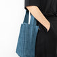 ORIGAMI PLEATS-DENIM BLUE