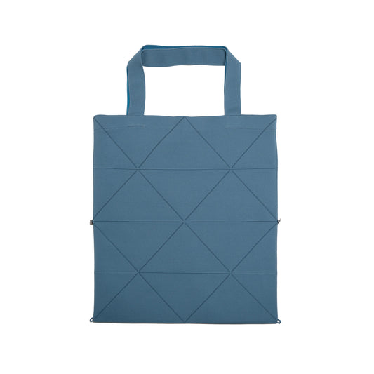 ORIGAMI KNIT BAG-DENIM BLUE