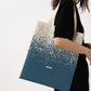 ORIGAMI KNIT BAG-DENIM BLUE GRADATION