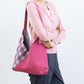 CROSSBODY KNIT BAG-PINK