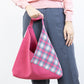 CROSSBODY KNIT BAG-PINK