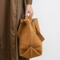 ORIGAMI KNIT BAG-CAMEL