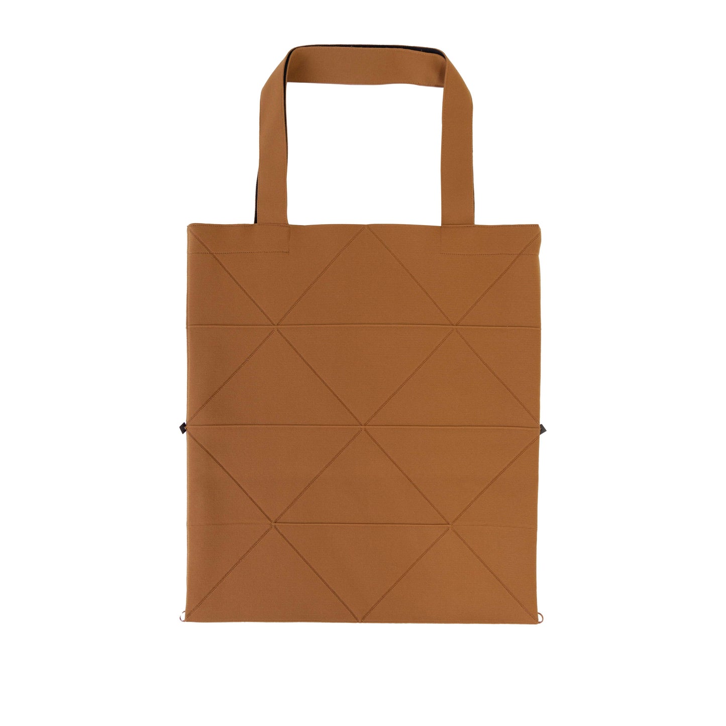 ORIGAMI KNIT BAG-CAMEL