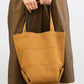 ORIGAMI KNIT BAG-CAMEL