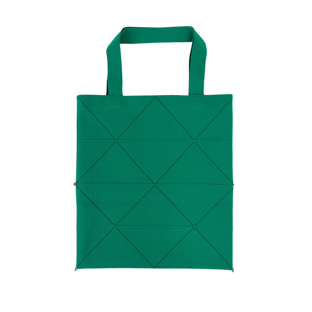 amicom」ORIGAMI KNIT BAG-GREEN折り紙バッグ