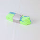 PLEATS KNIT BAG-MINT×YELLOW