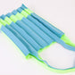 PLEATS KNIT BAG-MINT×YELLOW