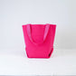 ORIGAMI KNIT BAG-PINK