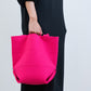 ORIGAMI KNIT BAG-PINK