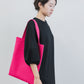 ORIGAMI KNIT BAG-PINK