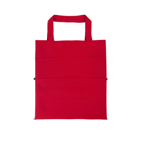 ORIGAMI KNIT BAG-RED