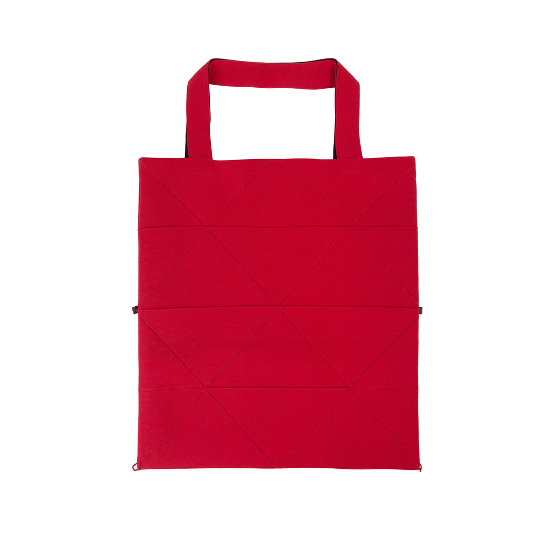 amicom」ORIGAMI KNIT BAG-RED折り紙バッグ