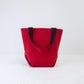 ORIGAMI KNIT BAG-RED