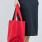 ORIGAMI KNIT BAG-RED