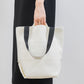 ORIGAMI KNIT BAG-OFF WHITE